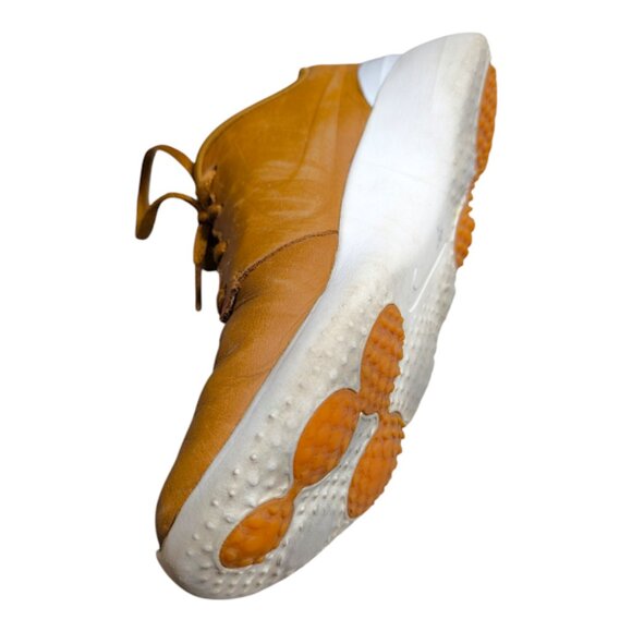 NIKE Roshe G Premium Brown Leather Golf Shoes AA1838 Men's Size 7 - Picture 4 of 10